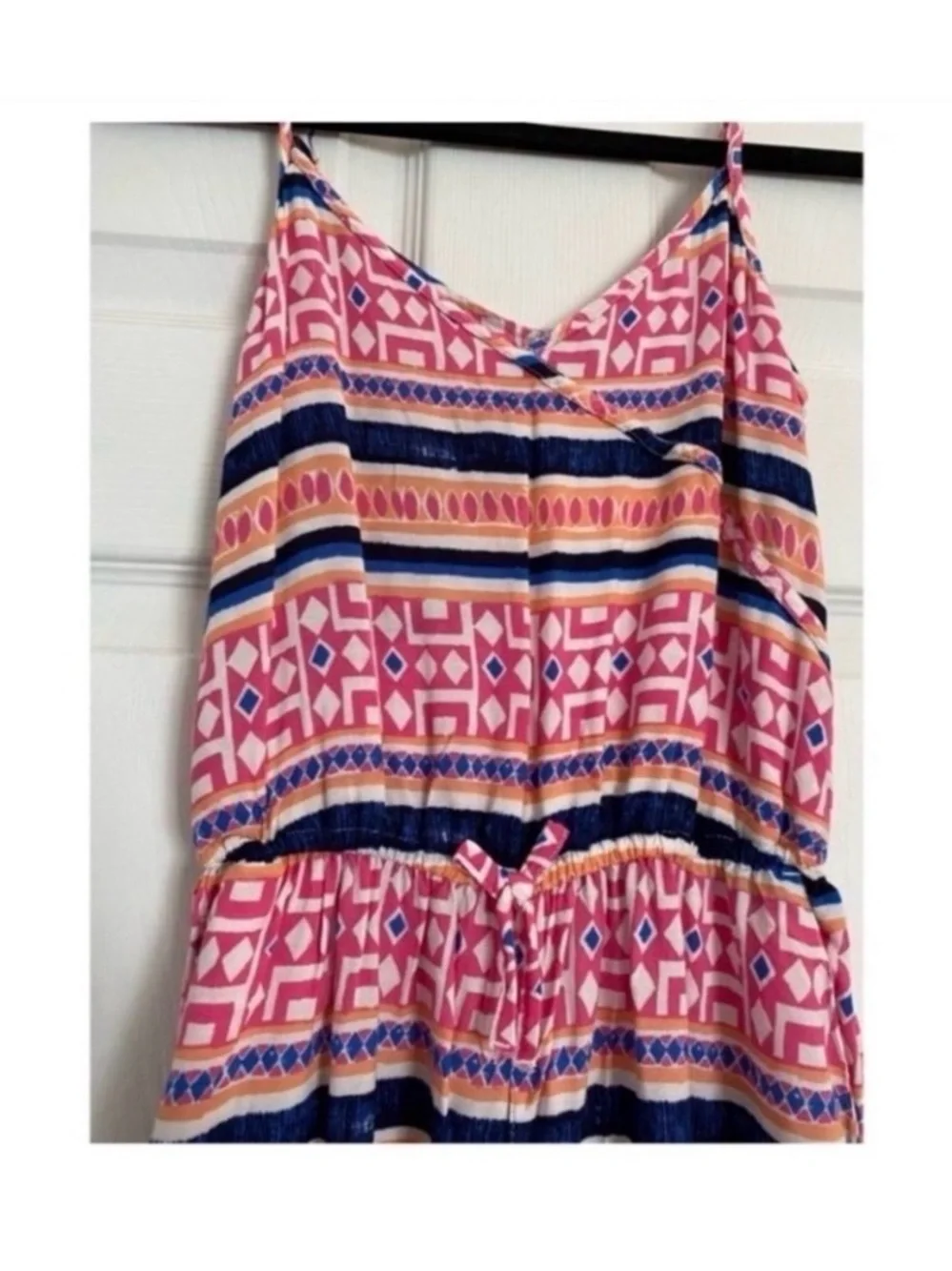 ABERCROMBIE KIDS PINK TRIBAL JUMPSUIT